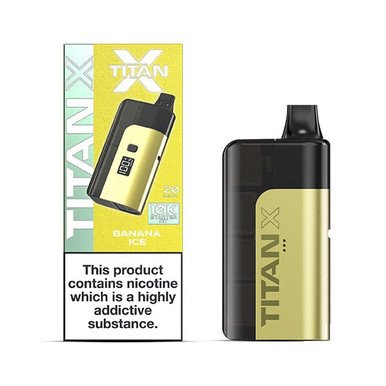 Titan X Prefilled Pod Kits Banana Ice — buy online at VapeCity UK