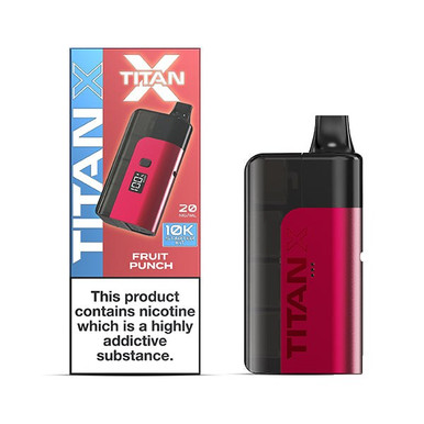 Titan X Prefilled Pod Kits Fruit Punch — buy online at VapeCity UK