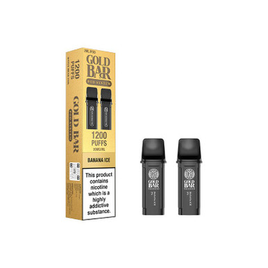 Gold Bar Pod System Banana Ice 20mg — buy online at VapeCity UK