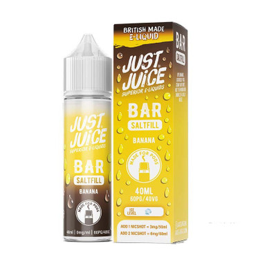 Just Juice Bar Saltfill 40ml Longfill Banana 40ml — buy online at VapeCity UK