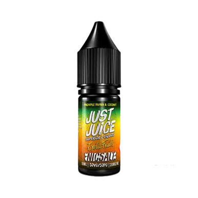Just Juice Exotic - Pineapple Papaya Coconut 20mg — buy online at VapeCity UK