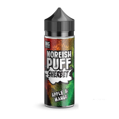 Moreish Puff Sherbet 100ml Apple & Mango Sherbet 100ml — buy online at VapeCity UK