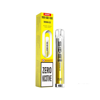 SKE Bar 600 Prefilled Pod Kit Banana Ice 0mg — buy online at VapeCity UK