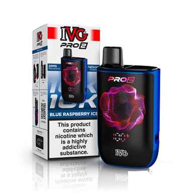 IVG Pro 2 Prefilled Pod Kit Blue Raspberry Ice — buy online at VapeCity UK