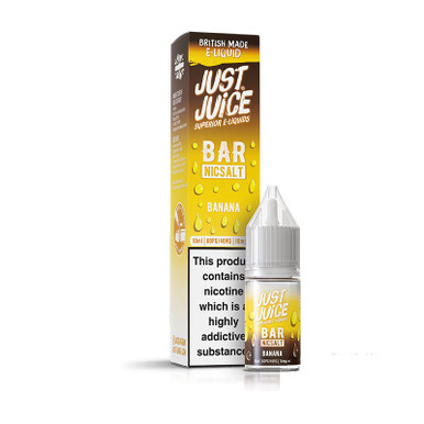 Just Juice Bar Salts Banana 5mg — buy online at VapeCity UK