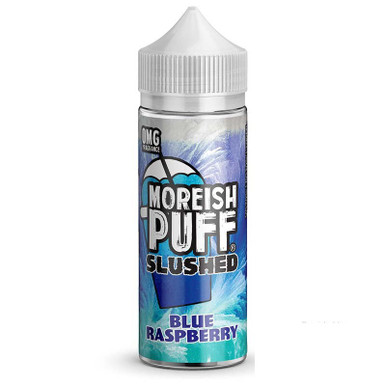 Moreish Puff Slushed 100ml Blue Raspberry Slushed 100ml — buy online at VapeCity UK