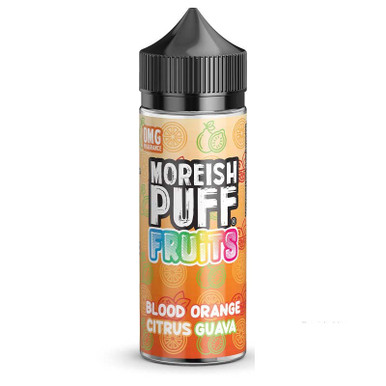 Moreish Puff Fruits 100ml Blood Orange Citrus Guava Fruits 100ml — buy online at VapeCity UK