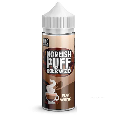 Moreish Puff Brewed 100ml Flat White Brewed 100ml — buy online at VapeCity UK