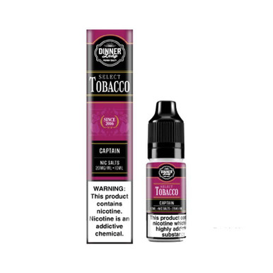 Dinner Lady Select Tobacco Captain 20mg — buy online at VapeCity UK