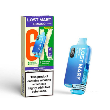 Lost Mary BM6000 Refillable Kit 12ml Acai Berry Blueberry 20mg — buy online at VapeCity UK