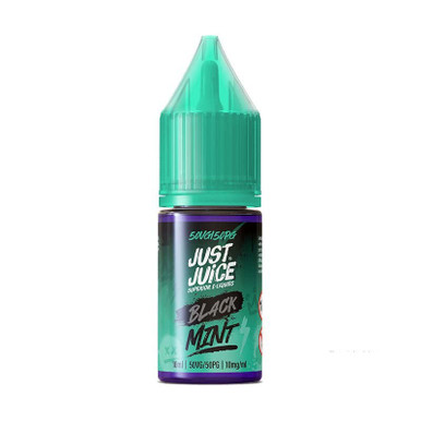 Just Juice Mint Black 10mg — buy online at VapeCity UK