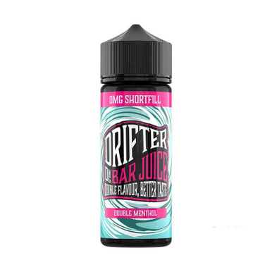 Drifter Bar Juice Shortfills Double Menthol 0mg — buy online at VapeCity UK