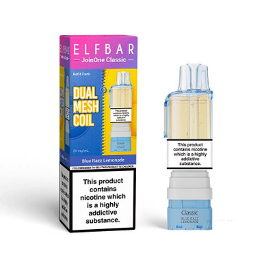 ELFBAR JoinOne15 Prefilled Pods Blue Razz Lemonade 20mg — buy online at VapeCity UK