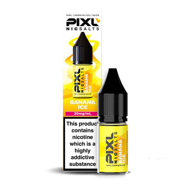 PIXL Nic Salts 10ml Banana Ice 20mg — buy online at VapeCity UK
