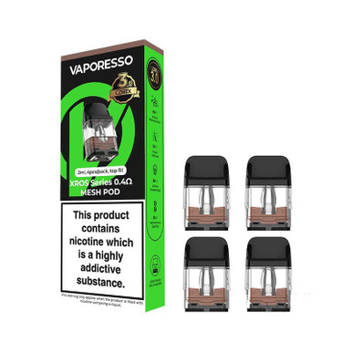 Vaporesso XROS Corex 3.0 Pods 4 Pack 0.4 Ohm 2ml — buy online at VapeCity UK