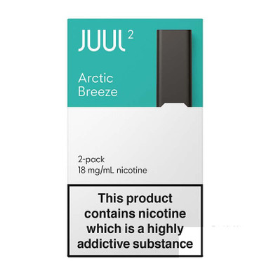 JUUL 2 Prefilled Pods 2 Pack Arctic Breeze 18mg — buy online at VapeCity UK