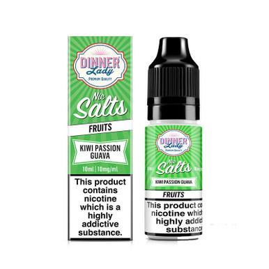 Dinner Lady Kiwi Passion Guava 10mg — buy online at VapeCity UK
