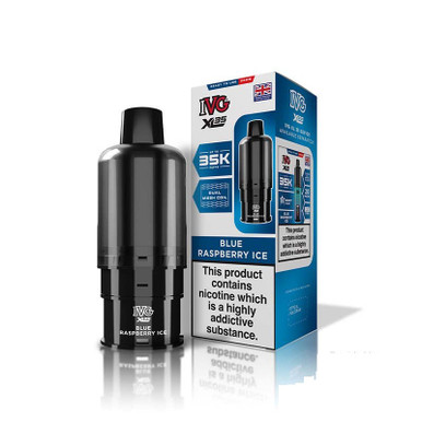 IVG XL 35K Prefilled Pods Blue Raspberry Ice 20mg — buy online at VapeCity UK