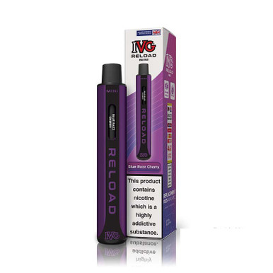 IVG Reload Mini Prefilled Pod Kit Blue Razz Cherry 20mg — buy online at VapeCity UK