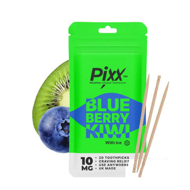 Pixx Nicotine Infused Toothpicks Blueberry Kiwi 10mg — buy online at VapeCity UK