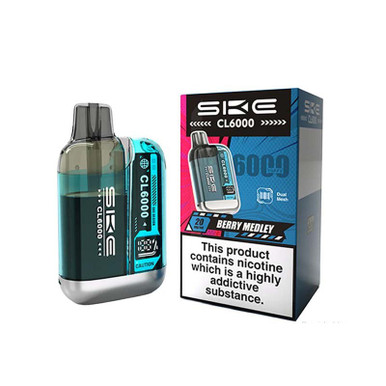 SKE Crystal CL6000 Legal Big Puff Device Berry Medley 20mg — buy online at VapeCity UK