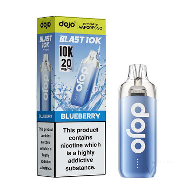 Vaporesso Dojo Blast 10K Big Puff Device Blueberry 20mg — buy online at VapeCity UK