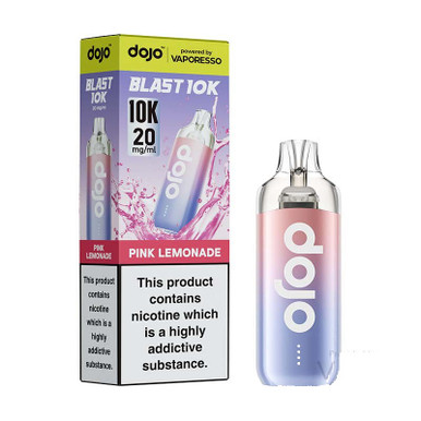 Vaporesso Dojo Blast 10K Big Puff Device Pink Lemonade 20mg — buy online at VapeCity UK