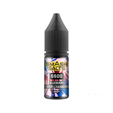 Smash Salts 6500 Blueberry Cherry Cranberry 10mg — buy online at VapeCity UK