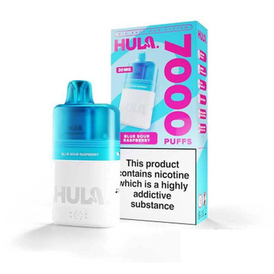 HULA Prefilled Pod Kit Blue Sour Raspberry 20mg — buy online at VapeCity UK