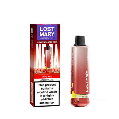 Lost Mary Nera 15K Prefilled Pods Cherry Berry 20mg — buy online at VapeCity UK