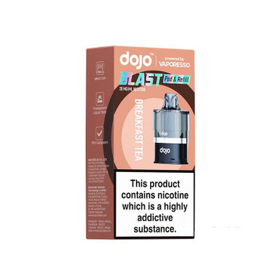 Vaporesso Dojo Blast 6000 Prefilled Pods FOC Breakfast Tea 20mg — buy online at VapeCity UK