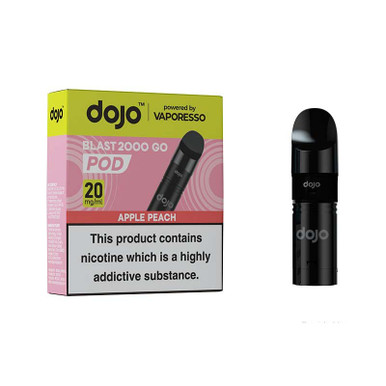Vaporesso Dojo Blast 2000 Go Prefilled Pods Apple Peach 20mg — buy online at VapeCity UK