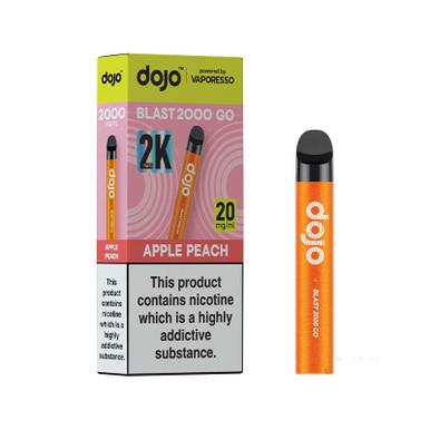 Vaporesso Dojo Blast 2000 Go Prefilled Pod Kit Apple Peach 20mg — buy online at VapeCity UK