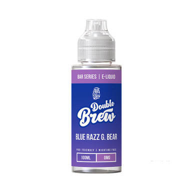 Ohm Brew Double Brew Bar Series 50/50 Blue Razz G Bear 100ml — buy online at VapeCity UK