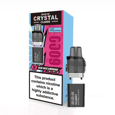 SKE Crystal CL6000 Prefilled Pods Blue Razz Lemonade 20mg — buy online at VapeCity UK