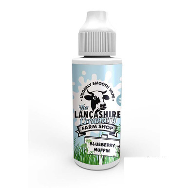The Lancashire Creamery Farm Shop 100ml Blueberry Muffin 100ml — buy online at VapeCity UK