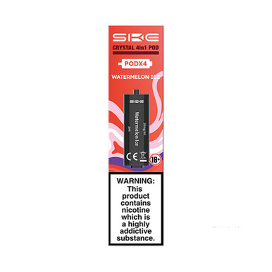 SKE Crystal 4 in 1 2400 Pre filled Flavour Pods Watermelon Ice 20mg — buy online at VapeCity UK