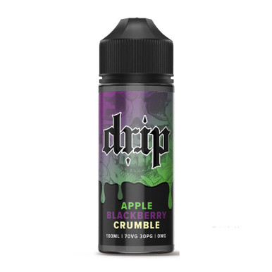 Drip 100ml Shortfills Apple Blackberry Crumble — buy online at VapeCity UK