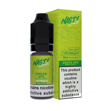 Nasty Juice Salts Green Ape 10mg — buy online at VapeCity UK