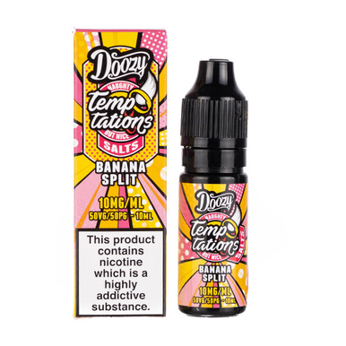 Doozy Temptations Banana Split 100ml — buy online at VapeCity UK