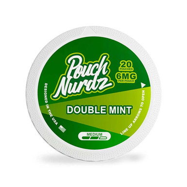 Pouch Nurdz - Double Mint 12mg · 4-dots — buy online at VapeCity UK
