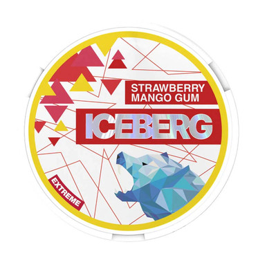 Iceberg - Strawberry Mango Gum 20mg · 3-dots — buy online at VapeCity UK
