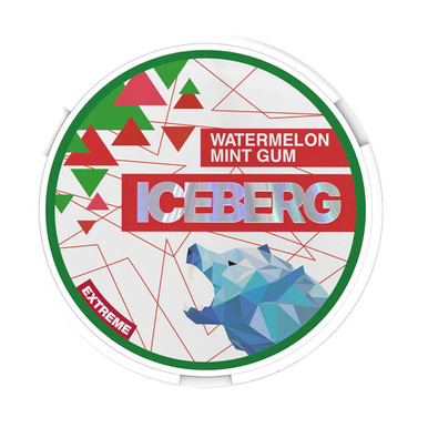 Iceberg - Watermelon Mint Gum 20mg · 3-dots — buy online at VapeCity UK