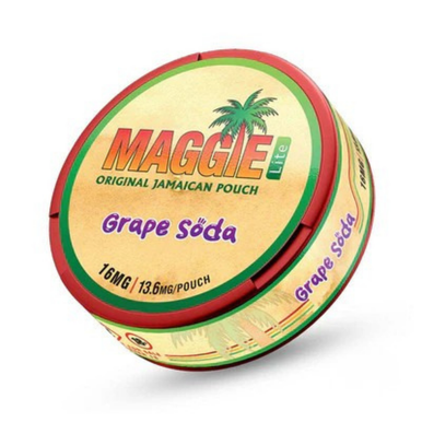 Maggie - Original Jamaican - Grape Soda 16mg · 3-dots — buy online at VapeCity UK