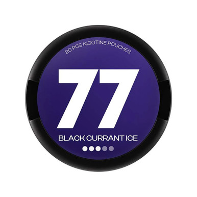 77 - Blackcurrant Ice 10.4mg · 3-dots — buy online at VapeCity UK