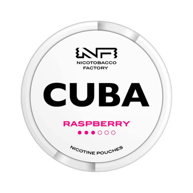 Cuba White - Raspberry 16mg · 3-dots — buy online at VapeCity UK