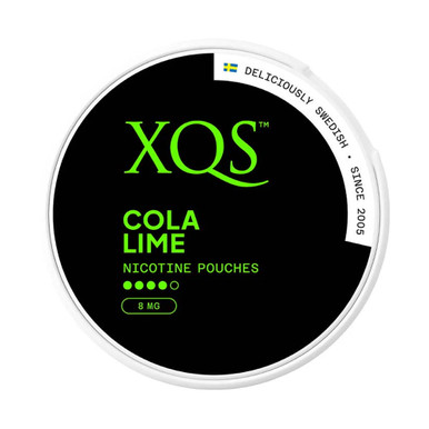 XQS - Cola Lime 8mg · 4-dots — buy online at VapeCity UK
