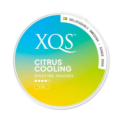 XQS - Citrus Cooling 8mg · 4-dots — buy online at VapeCity UK