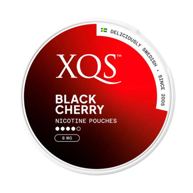 XQS - Black Cherry 8mg · 4-dots — buy online at VapeCity UK