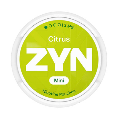 ZYN - Citrus Mini Strong 6mg · 2-dots — buy online at VapeCity UK